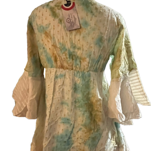 NWT  small boho shirt light green by sacred thread lightweight trending - Picture 11 of 13